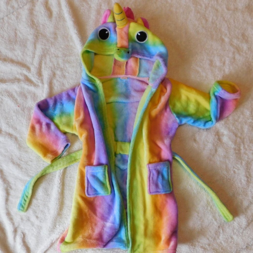 Doctor Unicorn Hooded Rainbow Robe